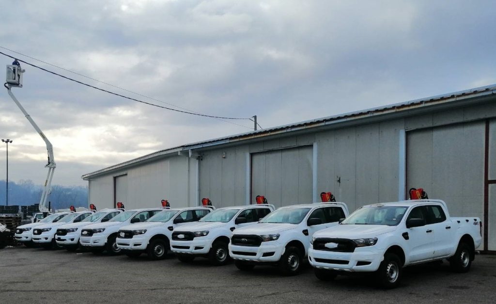 Specijalna pickup vozila sa Palfinger dizalicama za ZP Elektro Doboj