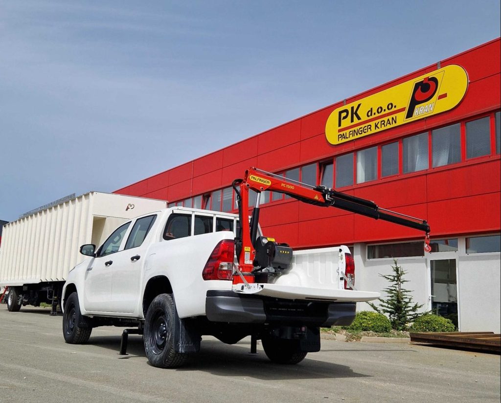 Palfinger PC 1500 – dizalica idealna za montažu u pickup vozila