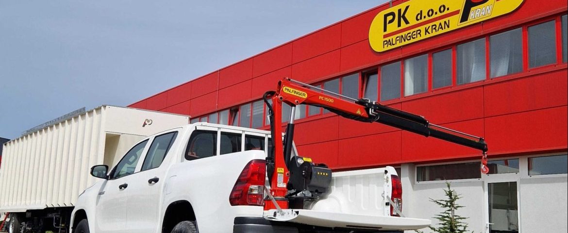 Palfinger PC 1500 – dizalica idealna za montažu u pickup vozila