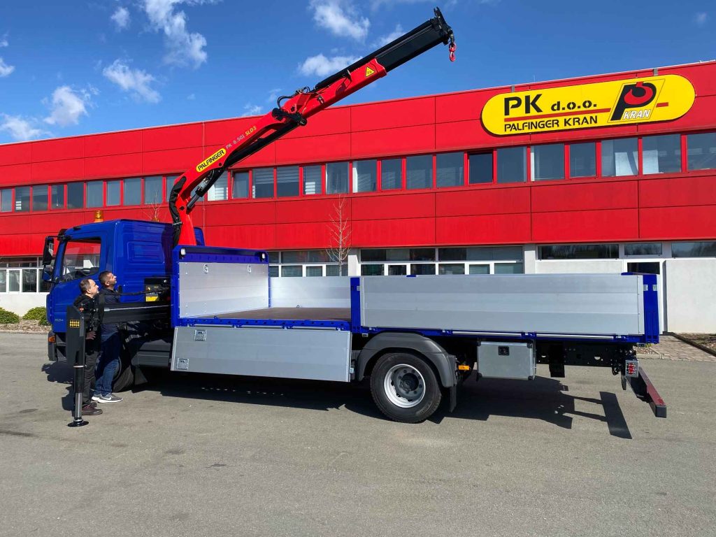 Isporuka Palfinger dizalice PK 8.501 SLD3 i modularnog sanduka za Elektroprijenos BiH