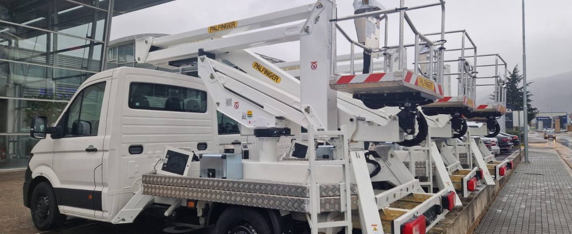 Isporuka 4 radne platforme PALFINGER P160A za Elektroprivredu HZ HB Mostar