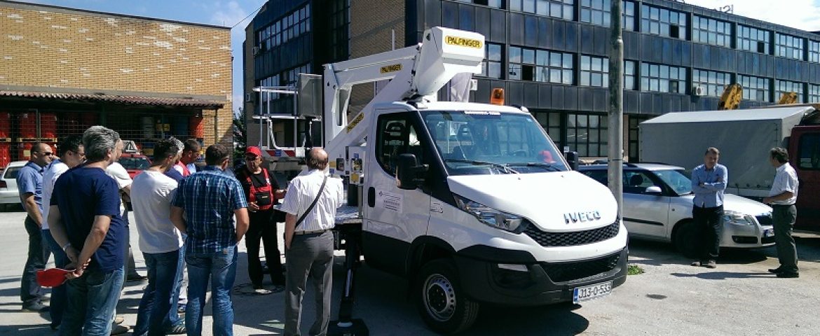 Prezentacija radne platforme P200A u Bosni i Hercegovini
