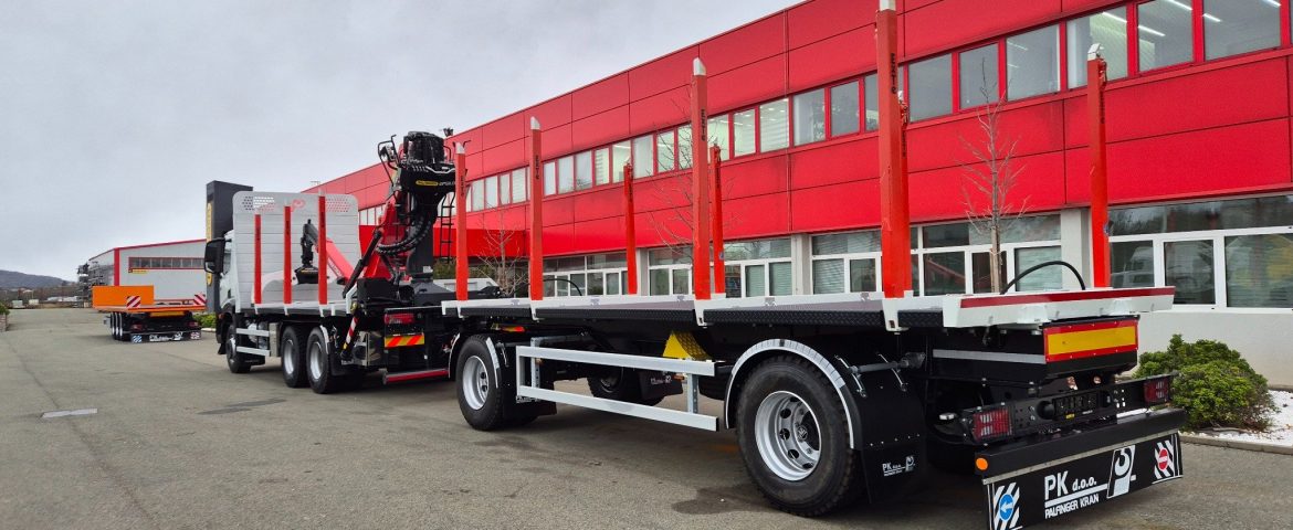 Isporuka šumarske dizalice Epsilon TZ12-86 i šumarske prikolice PSM200 za ŠPD Unsko-sanske šume