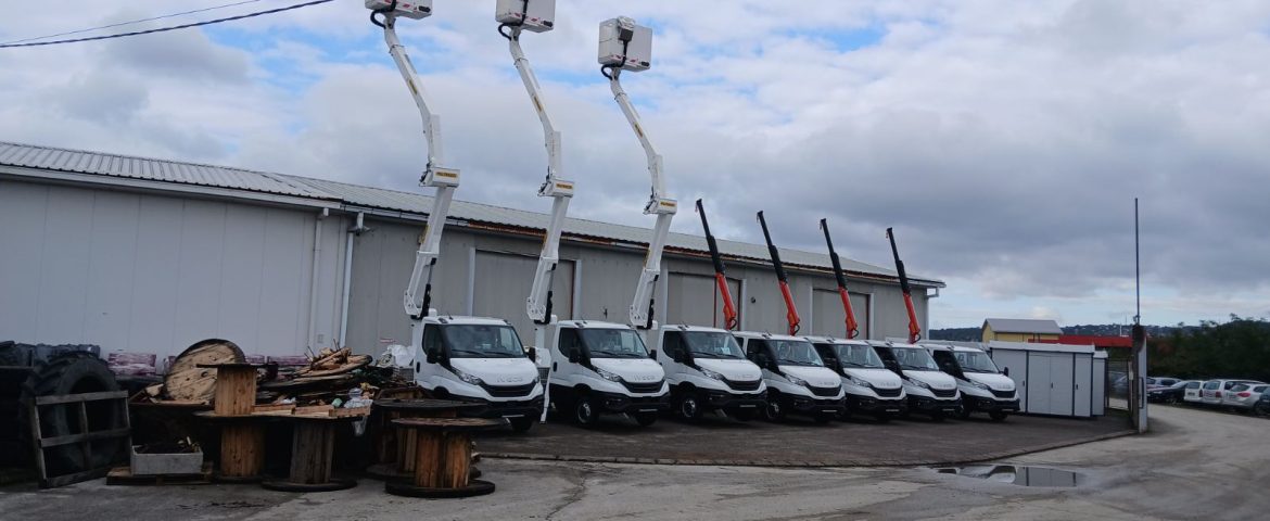 Isporuka 3 radne Platforme P130A ZA ELEKTRO DOBOJ