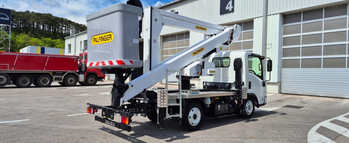 NOVO u ponudi – ISUZU M21 T s PALFINGER platformom P200 A-E